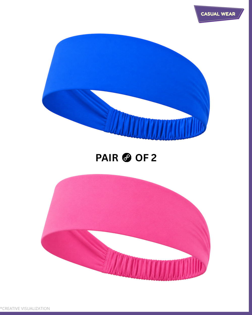 Color Magic Headbands | Unisex | Pair Of 2