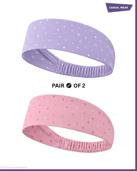 Cute Accents Headbands | Unisex | Pair Of 2