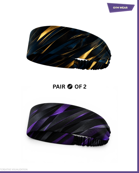 Performance Designed Headbands | Unisex | Pair of 2
