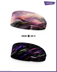 Gradient Colored Headbands | Unisex | Pair of 2