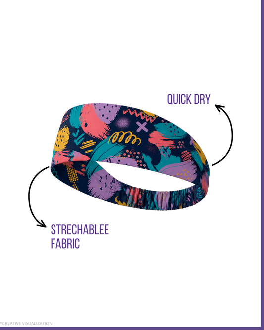 Doodle Inspired Headbands | Unisex | Pair Of 2
