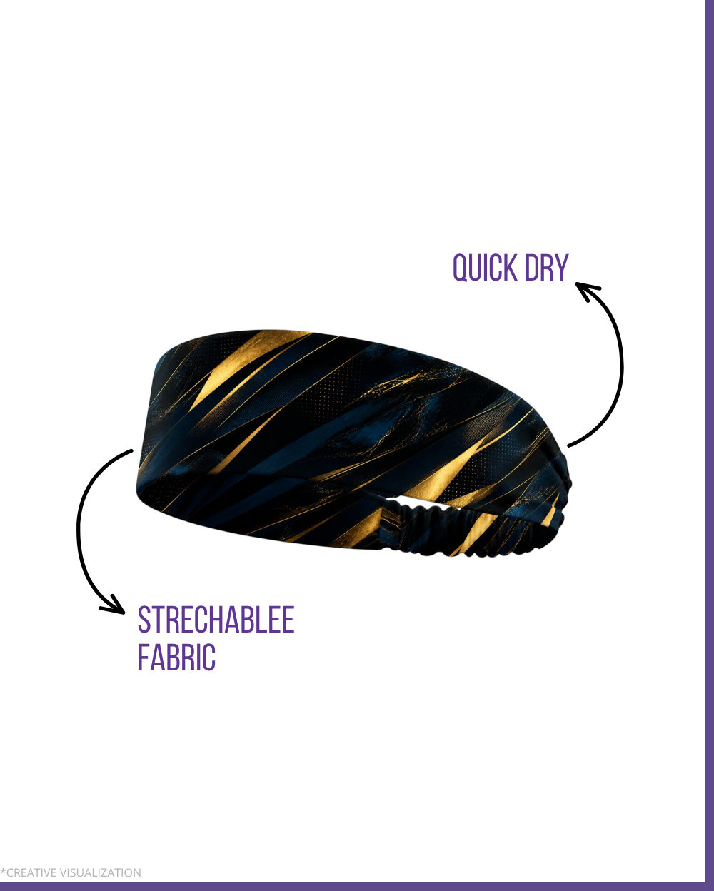 Performance Designed Headbands | Unisex | Pair of 2