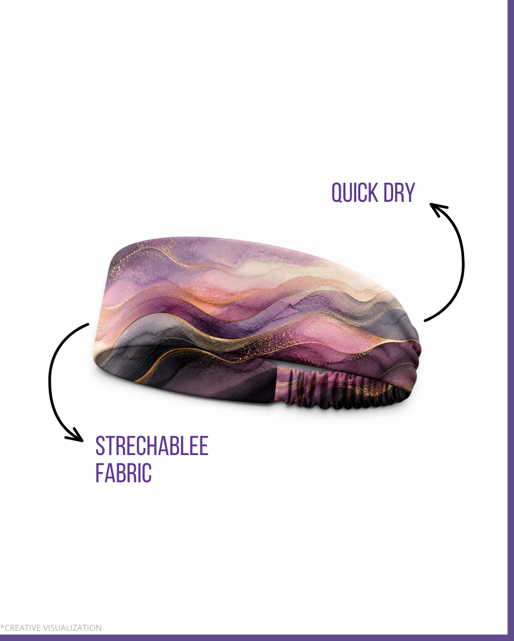 Gradient Colored Headbands | Unisex | Pair of 2