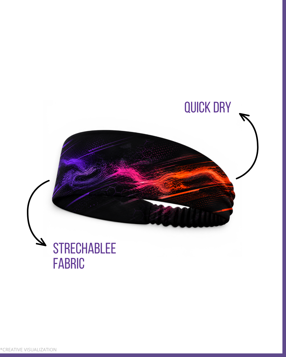 Dynamic Styled Headbands | Unisex | Pair of 2