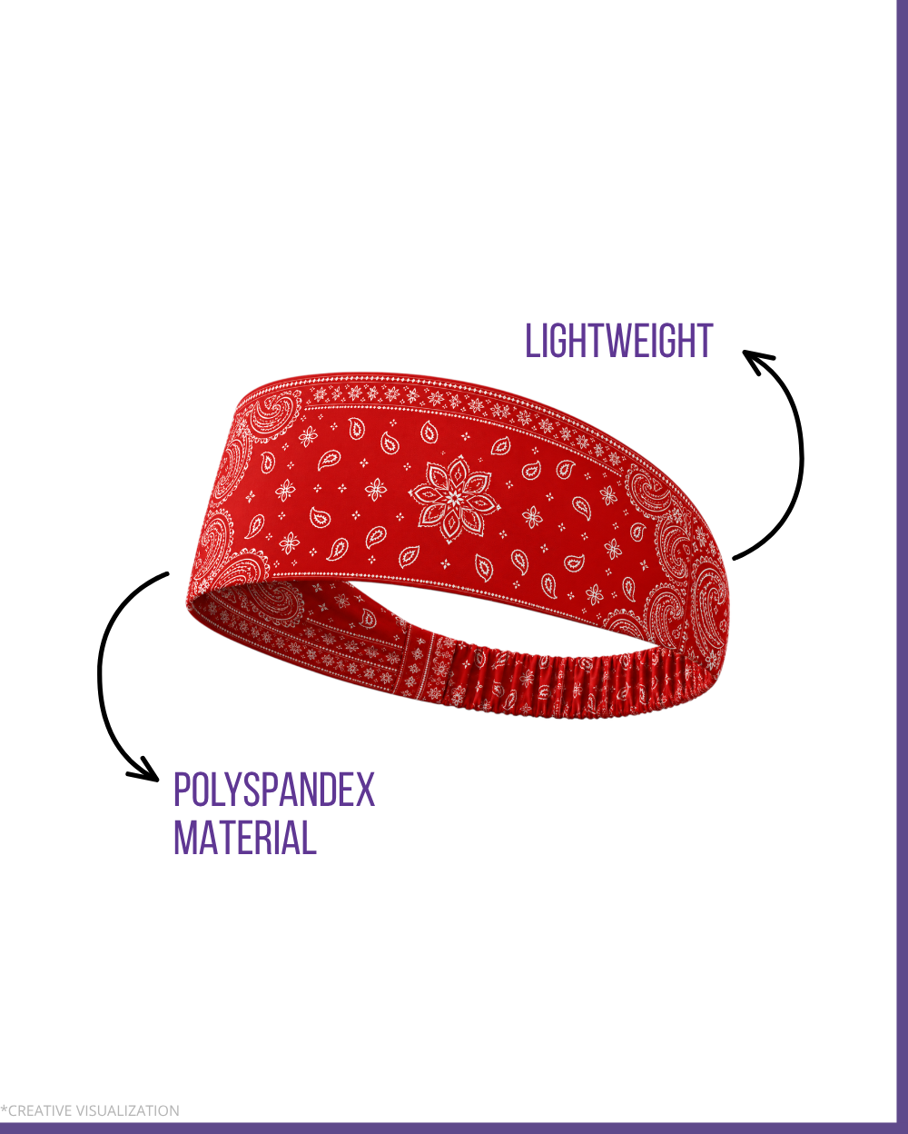 Bandana Styled Headbands | Unisex | Pair Of 2