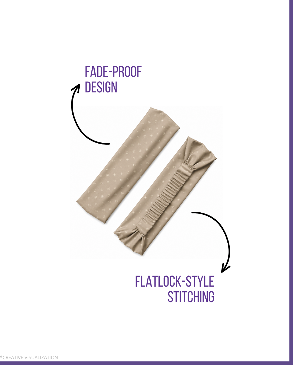 Geometric Detailing Headbands | Unisex | Pair Of 2