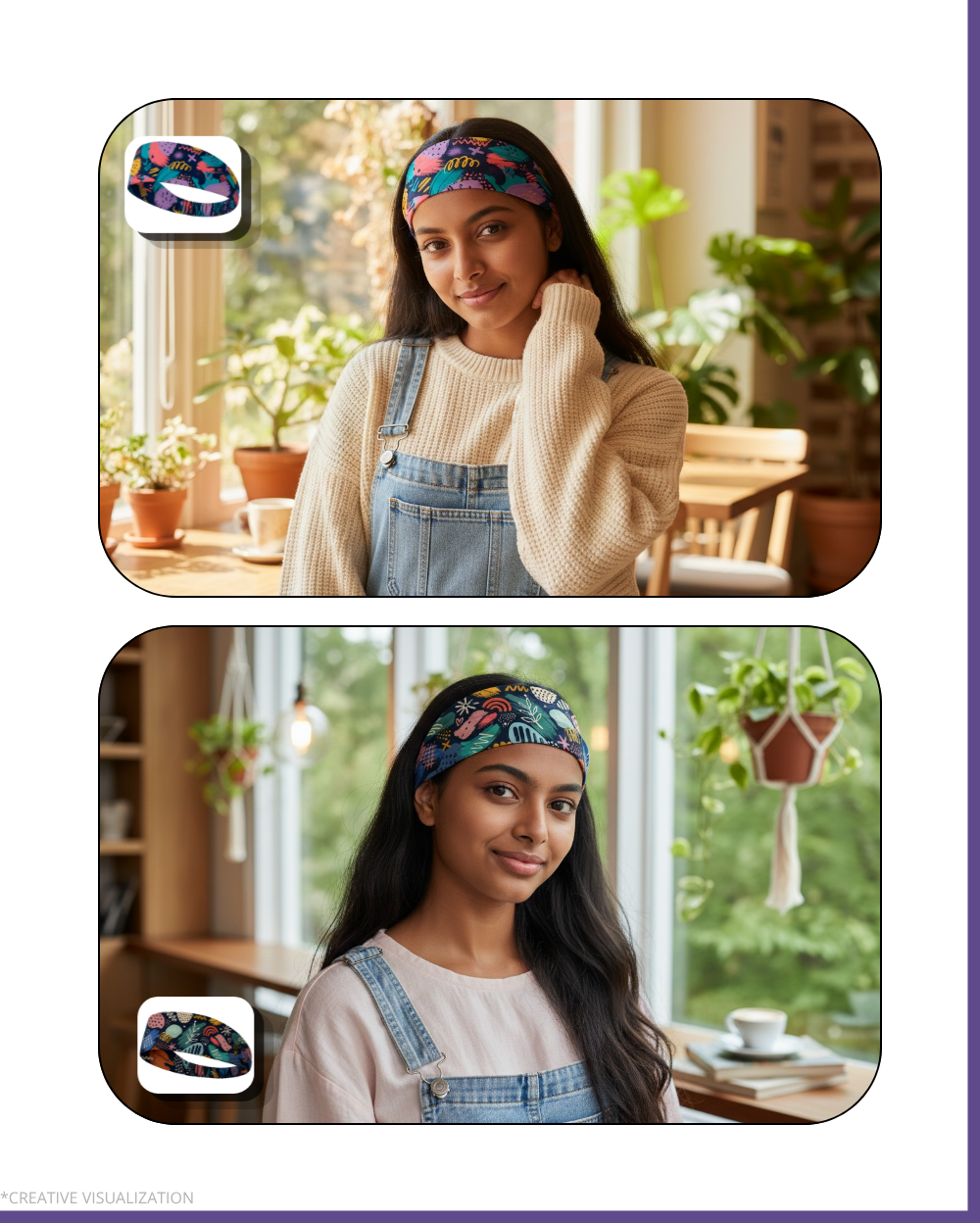 Doodle Inspired Headbands | Unisex | Pair Of 2