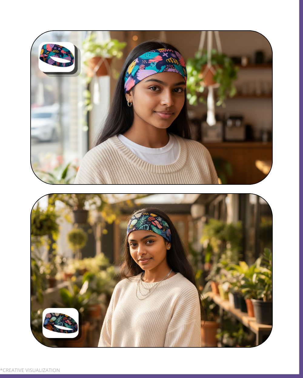 Doodle Inspired Headbands | Unisex | Pair Of 2