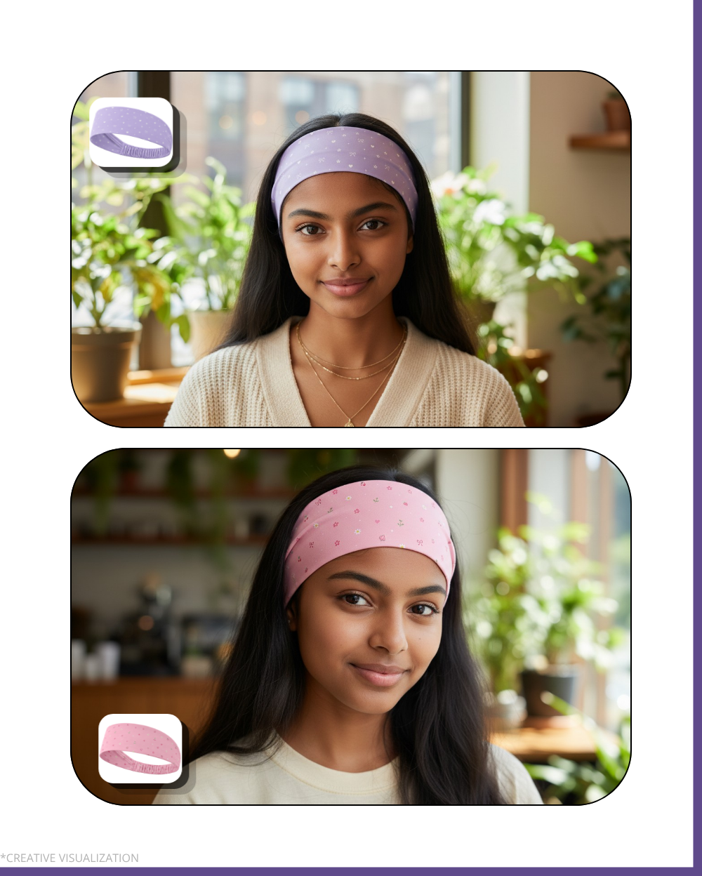 Cute Accents Headbands | Unisex | Pair Of 2