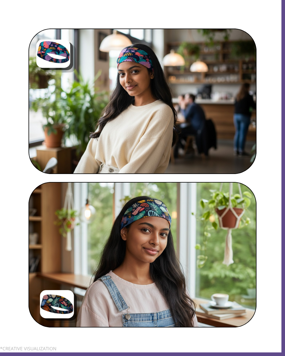 Doodle Inspired Headbands | Unisex | Pair Of 2