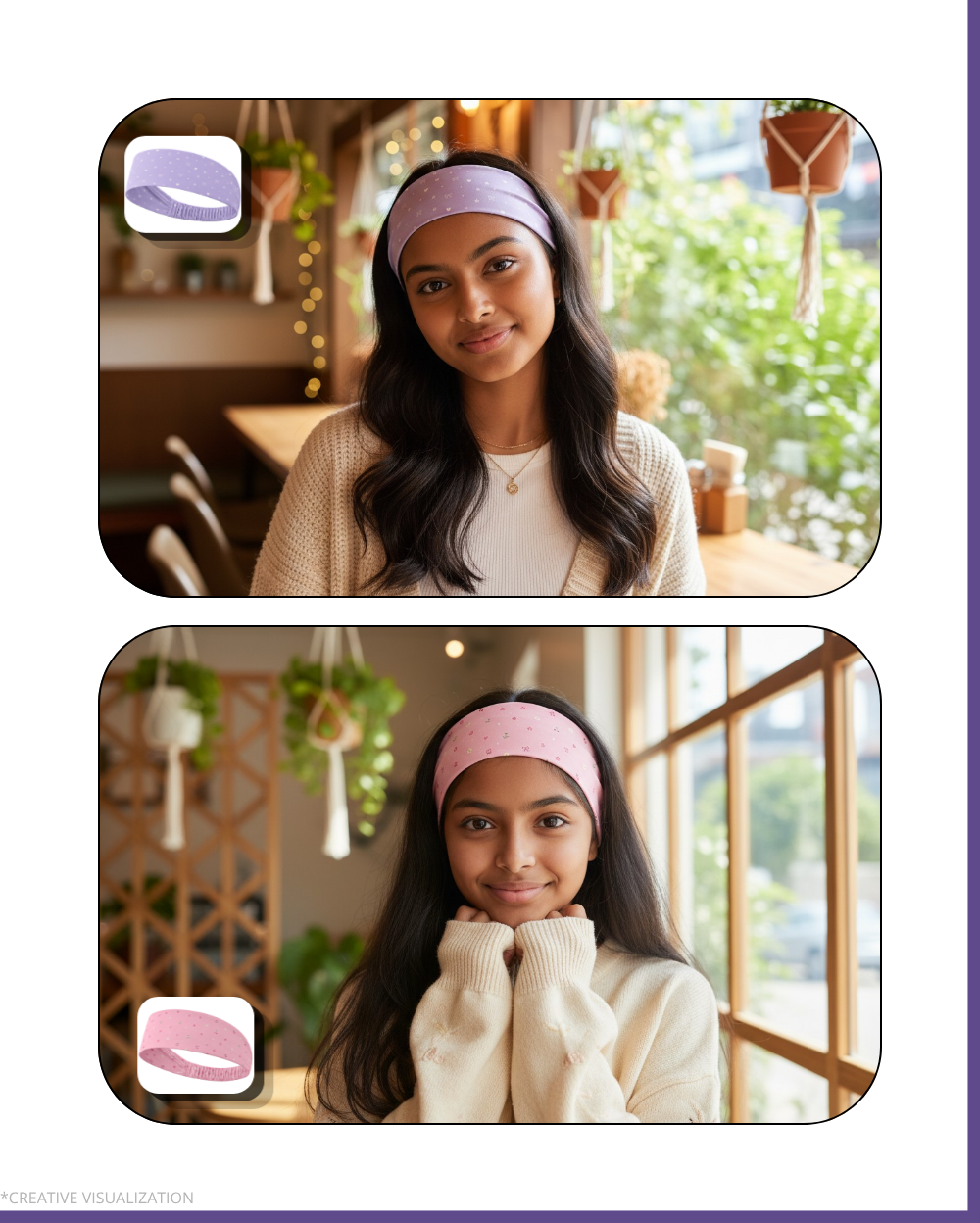 Cute Accents Headbands | Unisex | Pair Of 2